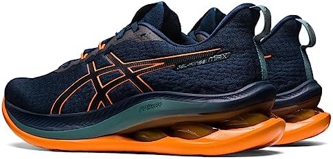 ASICS Tênis masculino GEL-KINSEI MAX, 40, azul francês/laranja