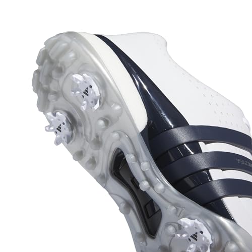 adidas Men's Tour360 24 Golf Shoes, Footwear White/Collegiate Navy/Silver Metallic, 13 Wide by adidas - Used condition - Image 3