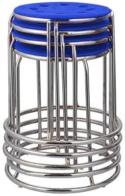 Seat Chacha ® DISC fix Visitor Home Office Stool (Blue, Set of 4) ISO & BIFMA Certified
