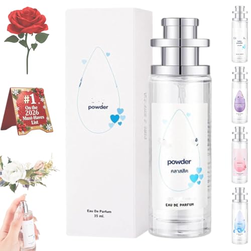 Baby Powder Perfume Spray, Baby Eau De Parfum with Floral & Creamy Notes, Long Wearing Fragrance for Women and Men, 35ml (white)