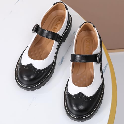 Xmm WF Mary Jane Shoes Women Black Mary Janes Flats Ladies Oxford Shoes thumb #4