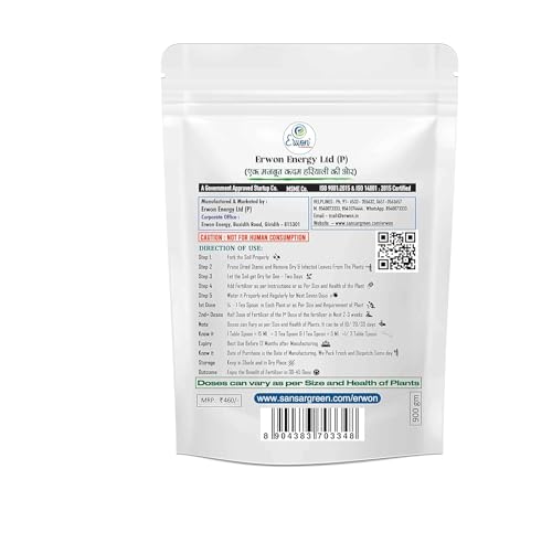 Erwon® Single Super Phosphate Fertilizer, Pure, Premium Powerful Fertilizer For Overall Growth Of Plants. (400 gm)