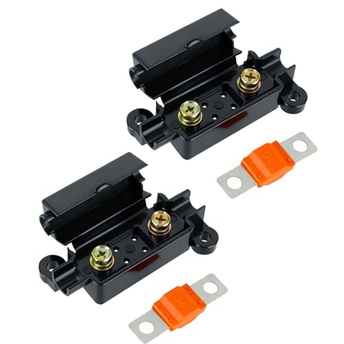 2 pièces Porte-fusibles Midi et fusibles Midi 30 A pour Voitures, camions, engins de Chantier, Machines agricoles, Bus et caravanes