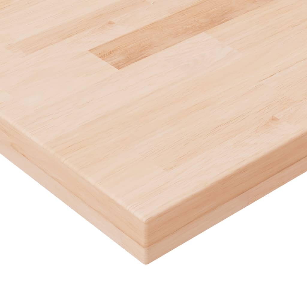 Tablero de pared de roble macizo 80 x 20 x 4 cm – Estantería flotante para salón, cocina y baño – Madera natural sin tratar para pintar o barnizar