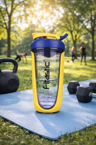 Image of Fuel Shaker Bottle - 700 ml | BPA-Free, Leak-Proof with Mixing Mesh | Premium Black Protein Shaker for Gym & Fitness
