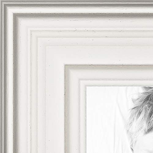 ArtToFrames 6x15 Inch White Picture Frame, This 1.0000 Inch Custom Poster Frame is White - Comes with Glass and Corrugated Backing (2WOM80801-WHT-6x15)