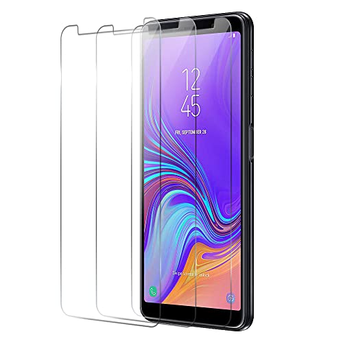 XINXUSONG 3 pcs Screen Protector for Galaxy A7 2018，Anti-Scratch 9H Hardness Tempered glass Protective Film