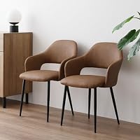 Amazon｜VENTOTA ダイニングチェア 2脚セット 肘付き 椅子ダイニング