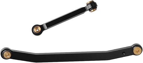 Miniatura 2 de Enlaces de dirección de aluminio para camión Axial SCX24 Brocon C10 Gladiator 124 RC Crawler 4WD (negro)