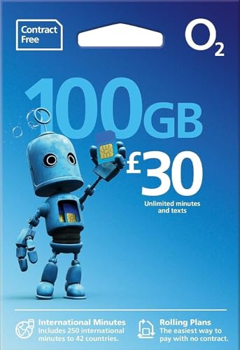 O2 Pay as you go £30 Big Bundle 20GB data | 500 minutes | 500 texts | 4G ready