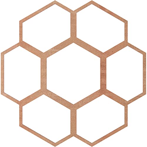 Image of Ekena Millwork 36 inchOD x 12 5 /8 inchID x 3 /8 inchT Florin Wood Fretwork Pierced Ceiling Medallion, Cherry