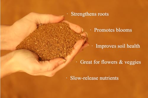 Bone Meal Fertilizer 4 Pounds for Organic Gardening and Soil Enrichment - Premium Natural Plant Nutrient for Strong Root Development and Enhanced Growth - Lancaster Agriculture Products