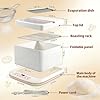 Folding Proofer & Slow Cooker, 30-250F Temp Control with 24H Timer, Collapsible Dough Fermentation Box, Space Saving Sourdough Starter Warmer Kit for Bread Pizza Dough Yogurt Home Baking