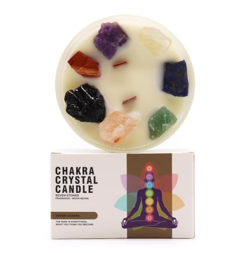 Ancient Wisdom Candele di cristallo di Chakra - Cera di