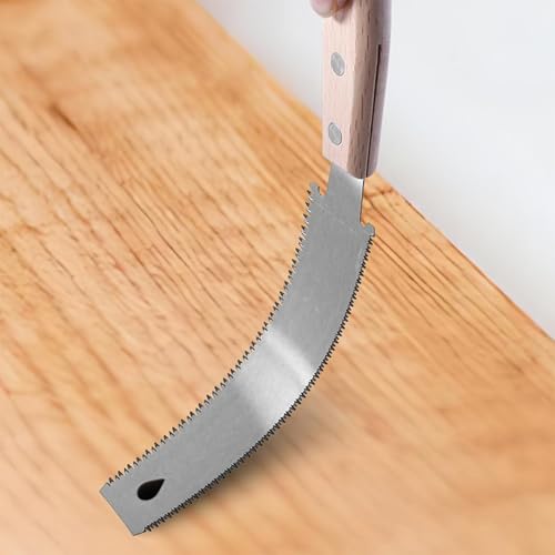 AJinacious Small Japanese Hand Saw, 6 Inch Double Edged Pull Saw, 14/17 TPI, Fine Tooth, Wooden Handle, Perfect for Fine Cutting Wood, Woodworking Tools - Image 5