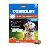 Cosequin Senior Joint Health Supplement for Senior Dogs - With Glucosamine, Chondroitin, Omega-3 for Skin and Coat Health and Beta Glucans for Immune Support, 60 Soft Chews