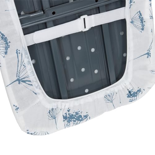 Ironing Board Cover and Pad (Blue Priscilla), 100% Cotton with Ultimate Double Padding by Seymour Home Products; Fits Full Size Board | Stain and Scorch Resistant; Elastic Edge | Laundry Accessories by Seymour Home Products - Used condition - Image 6
