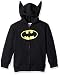 DC Comics Big Boys' Batman Fleece Costume Hoodie, Black, X-Small-8