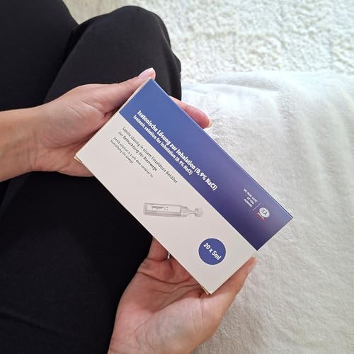 IEA Medical – Kochsalzlösung zum Inhalieren 0,9% NaCl (20×5 ml) | sterile Inhalationslösung für Vernebler, isotonisch, konservierungsfrei