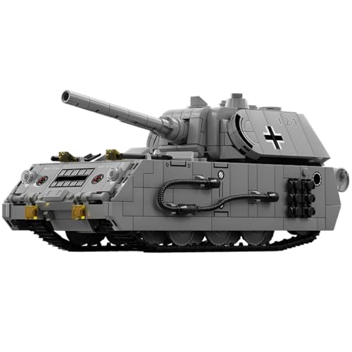 Militär Panzer Bausteine Bauset, 802Teile WW2 Maus Panzer...