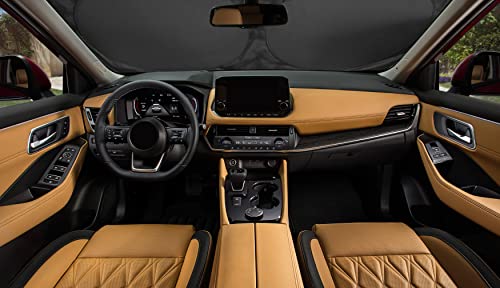 Autopect Car Windshield Sun Shade, Foldable Sun Blocker For Car, Truck, Suv Automotive Interior Sun Protection, Reflective Car Shade For Front Windshield With Mirror Cut-Out Keeps Car Cool (Medium) #TOP2