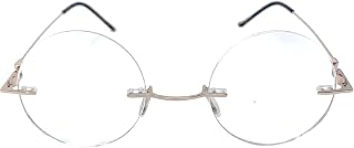 The Steve totally round rimless reading glasses