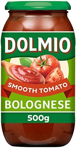 Dolmio Bolognese Smooth Tomato Pasta Sauce Jar, 500 g (Pack of 1)
