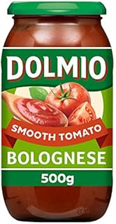 Dolmio Bolognese Smooth Tomato Pasta Sauce Jar, 500 g (Pack of 1)