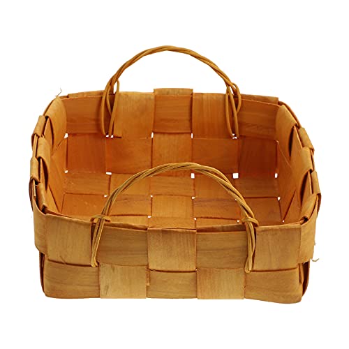 1pc Storage Basket Storage Container Sundries Basket Handheld Basket Picnic Basket Home Organizing Basket Flower Basket Egg Bread Basket Fruit Holder Portable Basket Storage Holder