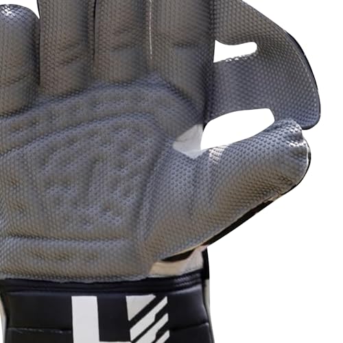 Image of Heega Heritage Leather Cricket Wicket Keeping Gloves for Professional Players | Durable Construction, High-Density Finger Protection, Ergonomic Design for Enhanced Flexibility and Comfort Black Men