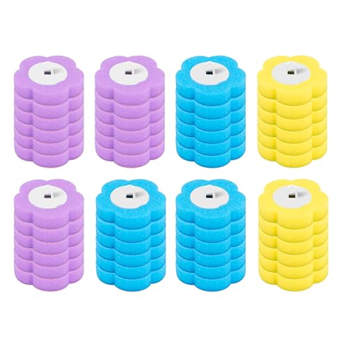 48Pcs Disposable Toilet Wand Scrubber Replacement Heads Fits Most Handles