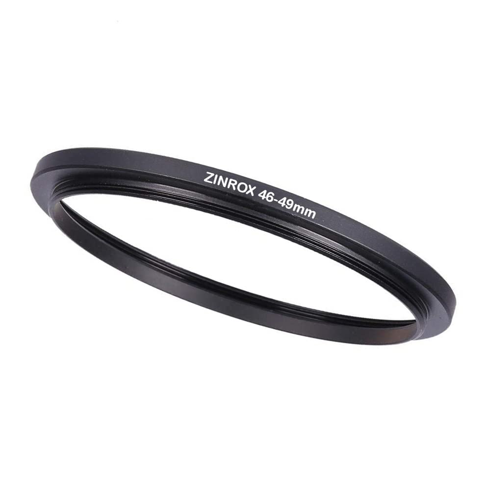 ZINROX® 46-49mm Step Up Lens Filter Adapter Ring, Set of 1 Piece - Size : 46mm to 49mm Stepping Ring-image-27
