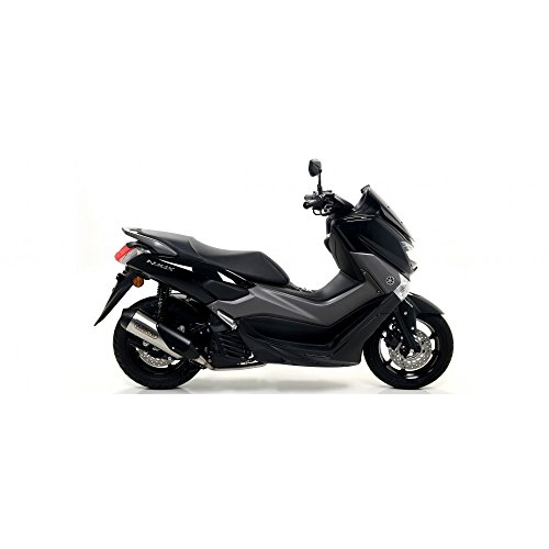 ARROW URBAN ALUMINIUM DARK SILENCER WITH DARK END CAP YAMAHA N-MAX 125/155 ’17/20 - TRICITY125’17/20 ALUMINIUM DARK URBAN SILENCER WITSTEEL DARK END CAP FOR ARROW COLLECTOR