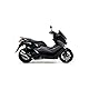 ARROW URBAN ALUMINIUM DARK SILENCER WITH DARK END CAP YAMAHA N-MAX 125/155 ’17/20 - TRICITY125’17/20 ALUMINIUM DARK URBAN SILENCER WITSTEEL DARK END CAP FOR ARROW COLLECTOR