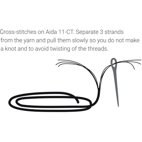 Itstitch RA645 Cross Stitch Kits For Adults Full Range Of Diy Stamped Cross Stitch Kits Butterfly Fairy Pattern 14Ct 2 Strands 24.4X21.3 Inch thumb #3