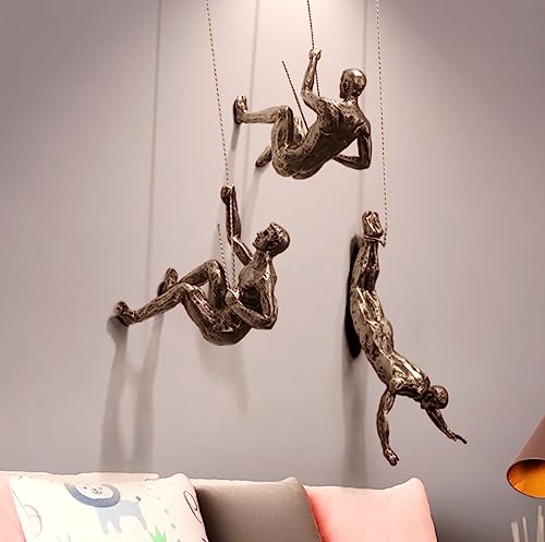 Modirnation B095PTQVSX_CA NARF The Alpinist' Modern Hanging Wall Figurine, Retro Stylish Resin Statue For Home And Office Decor, Nordic Art/Wall Sculpture thumb #5