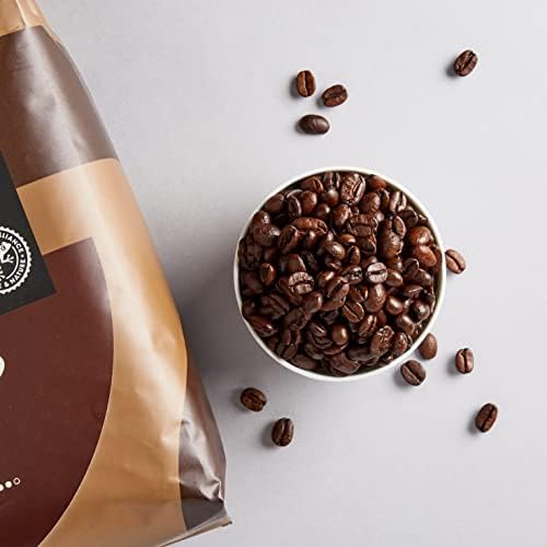 Amazon Brand - Solimo Coffee Beans Intense, 2 Kg (2 Packs x 1 Kg) - Rainforest Alliance Certified