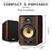 EXOTON KPB-306 Powered Bluetooth Bookshelf Speakers, 80W HiFi Desktop Stereo Speakers with 5.25
