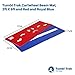 Tumbl Trak Cartwheel Beam Mat, Red and Royal Blue, 2ft x 6ft, CM-100rbr, 2 ft x 6 ft x 5/8 in