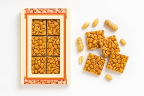 Image of Season's Edition 200 gm Groundnut Chikki Bar | Made with Jaggery & Peanut | Rich in Fiber and Protein | No Added Sugar, Delicious Energy Bar | Healthy Indian Snack Sweet Kadalai Mittai, Peanut Gajak for Kids, Adults