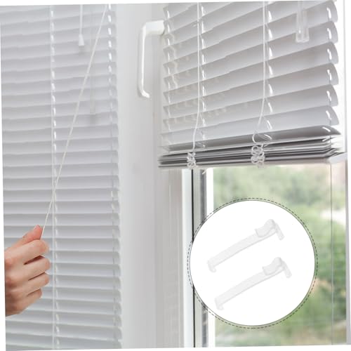 Clips para persianas verticales de plástico duradero, sujeción invisible y resistente 6