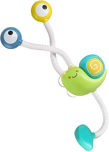 Cabeza de baño para bebé, juguete de baño para bebés, juguete adorable de caracol para niños, juguete de ducha de juguete para baby shower, color
