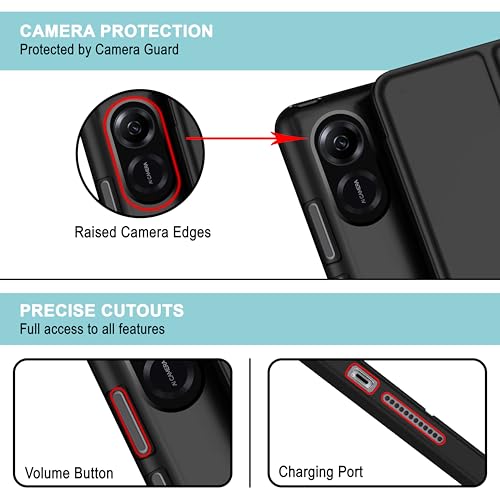 Image of CEDO Tri-Fold for Honor Pad X9 (11.5 in) Smart Case Flip Cover with Multi Viewing Angles Stand | Leather Finish | Heat Dissipation | TPU Backcover (Black)