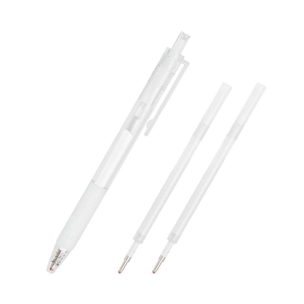 Eyebrow Microblading Mapping Pen, Makeup Position Mapping Marker, 2 Marking Pens with 6 Refills (White)-image-21
