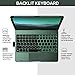 typecase Touch Keyboard Case for iPad Air 11-inch(M3/M2, 2025/2024) & iPad Pro 11(4th/3rd/2nd/1st Gen), Multi-Touch Trackpad, 11-Color Backlight, 360°Rotatable for iPad Air 5/4th Gen, Midnight Green