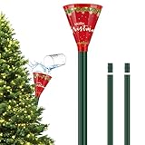 Christmas Tree Watering Funnel-39 Inch Adjustable 3-Section Long Funnel Spout Funnel Watering System Xmas Plant Watering Tool for Large Indoor Outdoor Plants