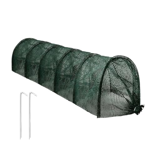 House Green para jardín: Cubierta del túnel de Cloche, Cubiertas de hileras Protectoras, lámina de Transparente Resistente a los Rayos UV, Mini Invernadero portátil para Verduras Hierbas Flor