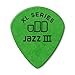 Jim Dunlop Tortex Jazz III XL .88mm Green Guitar Picks - 72 Pack