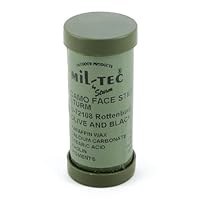 Mil-Tec Tarnschminkstift-16341000 Camouflagenschminkstift, olijfzwart, eenheidsmaat