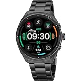 LOTUS Reloj Inteligente Hombre - Smartwatch Hombre de Acero Inoxidable 316L - Resistente al Agua IP65 - Voz IA, Control Música, Cuenta Pasos y Calorías, Teléfono, Deportes 50207/1 Smartime 2nd Gen